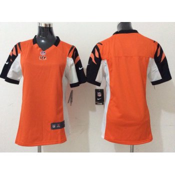 Nike Cincinnati Bengals Blank Orange Game Womens Jersey