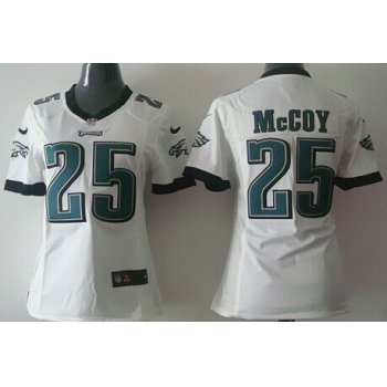 Nike Philadelphia Eagles #25 LeSean McCoy White Game Womens Jersey