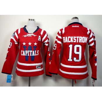 Washington Capitals #19 Nicklas Backstrom 2015 Winter Classic Red Womens Jersey