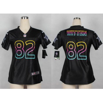 Nike Dallas Cowboys #82 Jason Witten Pro Line Black Fashion Womens Jersey