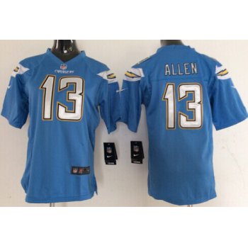 Nike San Diego Chargers #13 Keenan Allen 2013 Light Blue Game Womens Jersey
