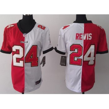 Nike Tampa Bay Buccaneers #24 Darrelle Revis/And White Two Tone Womens Jersey