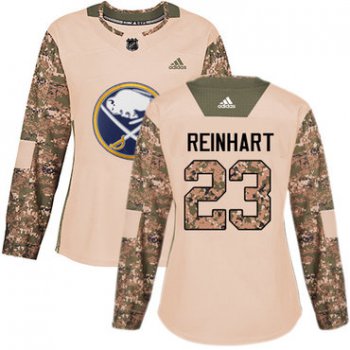 Adidas Buffalo Sabres #23 Sam Reinhart Camo Authentic 2017 Veterans Day Women's Stitched NHL Jersey