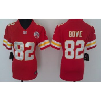 Nike Kansas City Chiefs #82 Dwayne Bowe Red Game Womens Jersey