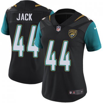 Women's Nike Jacksonville Jaguars #44 Myles Jack Black Alternate Stitched NFL Vapor Untouchable Limited Jersey
