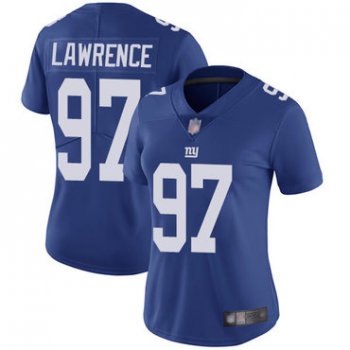 Giants #97 Dexter Lawrence Royal Blue Team Color Women's Stitched Football Vapor Untouchable Limited Jersey