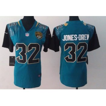 Nike Jacksonville Jaguars #32 Maurice Jones-Drew 2013 Green Game Womens Jersey