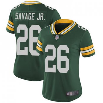 Packers #26 Darnell Savage Jr. Green Team Color Women's Stitched Football Vapor Untouchable Limited Jersey