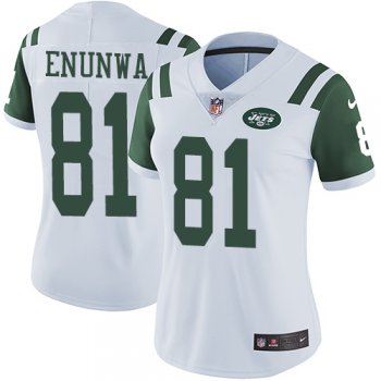 Jets #81 Quincy Enunwa White Women's Stitched Football Vapor Untouchable Limited Jersey