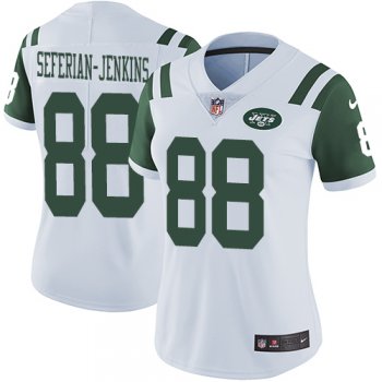 Women's Nike New York Jets #88 Austin Seferian-Jenkins White Stitched NFL Vapor Untouchable Limited Jersey