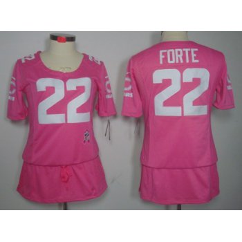 Nike Chicago Bears #22 Matt Forte Breast Cancer Awareness Pink Womens Jersey