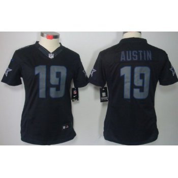 Nike Dallas Cowboys #19 Miles Austin Black Impact Limited Womens Jersey