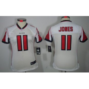 Nike Atlanta Falcons #11 Julio Jones White Limited Womens Jersey