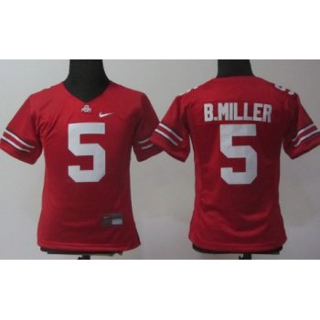 Ohio State Buckeyes #5 Braxton Miller Red Womens Jersey