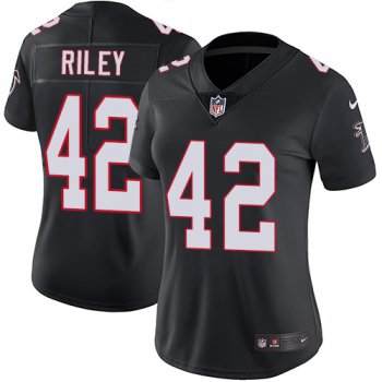 Women's Nike Falcons #42 Duke Riley Black Alternate Stitched NFL Vapor Untouchable Limited Jersey