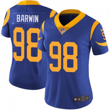 Women's Nike Rams #98 Connor Barwin Royal Blue Alternate Stitched NFL Vapor Untouchable Limited Jersey