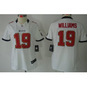 Nike Tampa Bay Buccaneers #19 Mike Williams White Limited Womens Jersey