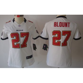 Nike Tampa Bay Buccaneers #27 Legarrette Blount White Limited Womens Jersey
