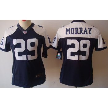 Nike Dallas Cowboys #29 DeMarco Murray Blue Thanksgiving Limited Womens Jersey