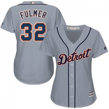 Tigers #32 Michael Fulmer Grey Road Women's Stitched Baseball Jersey