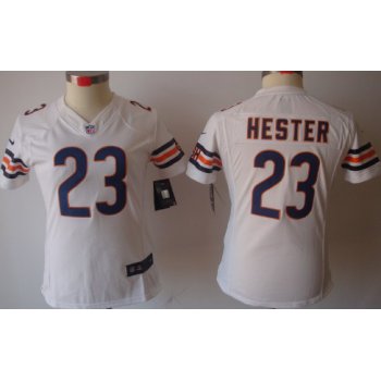 Nike Chicago Bears #23 Devin Hester White Limited Womens Jersey