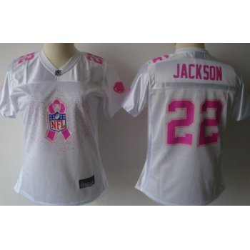 Buffalo Bills #22 Fred Jackson 2011 Breast Cancer Awareness White Womens Fashion Jersey