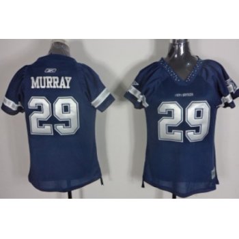 Dallas Cowboys #29 DeMarco Murray Blue Womens Field Flirt Fashion Jersey