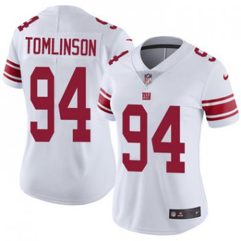 Women's Nike Giants #94 Dalvin Tomlinson White Stitched NFL Vapor Untouchable Limited Jersey