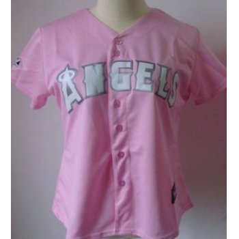 LA Angels of Anaheim #8 Kendry Morales Pink Womens Jersey