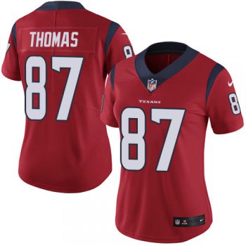 Nike Texans #87 Demaryius Thomas Red Alternate Women's Stitched NFL Vapor Untouchable Limited Jersey