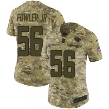 Nike Jaguars #56 Dante Fowler Jr Camo Women's Stitched NFL Limited 2018 Salute to Service Jersey