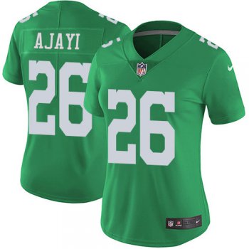 Nike Eagles #26 Jay Ajayi Green Women's Stitched NFL Limited Rush Jersey