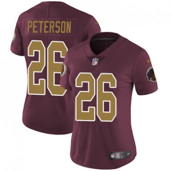 Nike Redskins #26 Adrian Peterson Burgundy Red Alternate Women's Stitched NFL Vapor Untouchable Limited Jersey