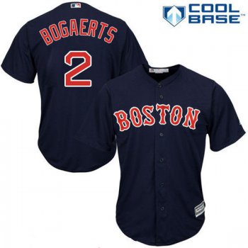 Women's Boston Red Sox #2 Xander Bogaerts Navy Blue Stitched MLB Majestic Cool Base Jersey