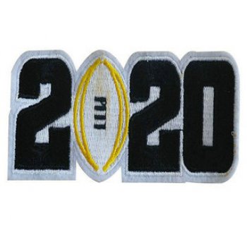2020 College Football National Championship Game Jersey Black Number Patch