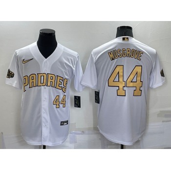 Men's San Diego Padres #44 Joe Musgrove Number White 2022 All Star Stitched Cool Base Nike Jersey