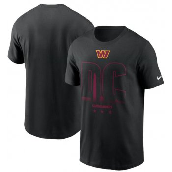 Men's Washington Commanders Nike Black Local T Shirt