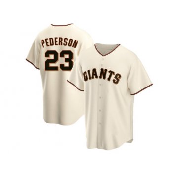 Men's San Francisco Giants #23 Joc Pederson Cream Home Nike Jersey