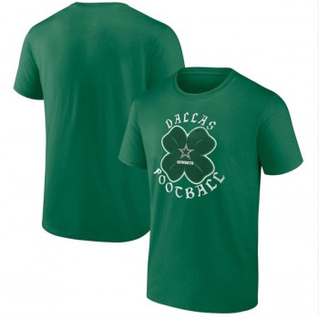 Men's Dallas Cowboys Kelly Green St. Patrick's Day Celtic T-Shirt