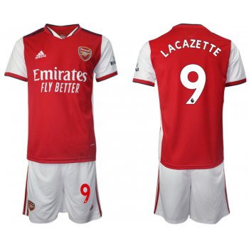 Men 2021-2022 Club Arsenal home red 9 Soccer Jersey