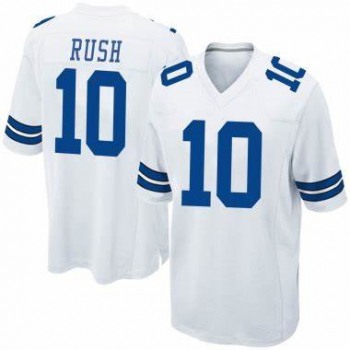 Men's Dallas Cowboys #10 Cooper Rush White Vapor Limited Stitched Jersey