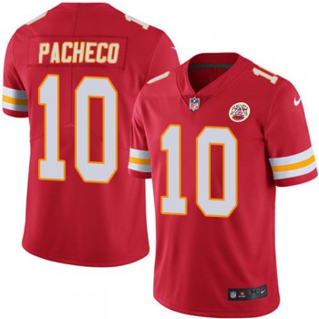 Men's Kansas City Chiefs #10 Isiah Pacheco Red Vapor Untouchable Limited Stitched Football Jersey