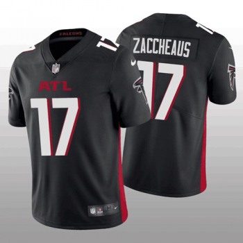Men's Atlanta Falcons #17 Olamide Zaccheaus Black Vapor Untouchable Stitched Football Jersey