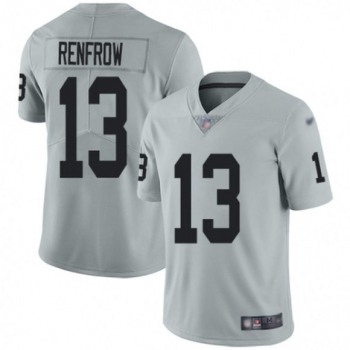 Men's Las Vegas Raiders #13 Hunter Renfrow Grey Vapor Untouchable Limited Stitched NFL Jersey