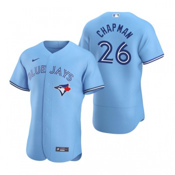 Men's Toronto Blue Jays #26 Matt Chapman Blue Flex Base Stitched Baseball Jersey