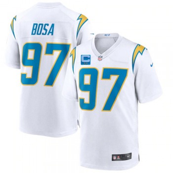 Men's Los Angeles Chargers 2022 #97 Joey Bosa White With 2-star C Patch Vapor Untouchable Limited Stitched NFL Jersey