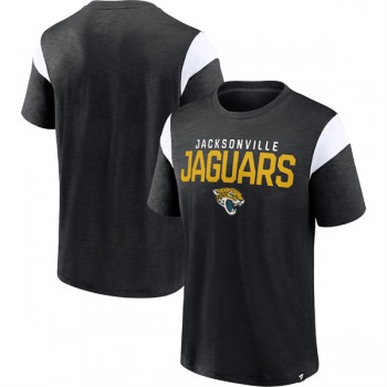 Men's Jacksonville Jaguars Black White Home Stretch Team T-Shirt