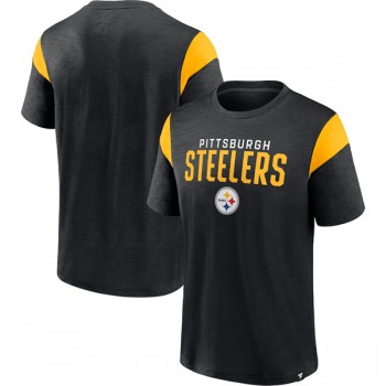 Men's Pittsburgh Steelers Black Home Stretch Team T-Shirt
