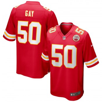 Men's Kansas City Chiefs #50 Willie Gay Jr. Red Vapor Untouchable Limited Stitched Football Jersey