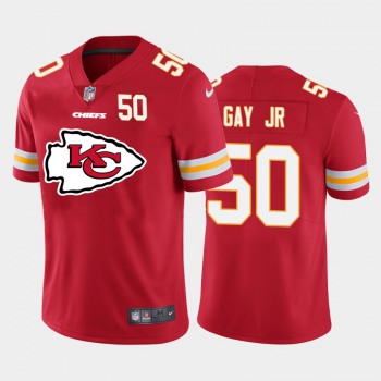 Nike Kansas City Chiefs #50 Willie Gay Jr. Red Team Big Logo Number Vapor Untouchable Limited Jersey